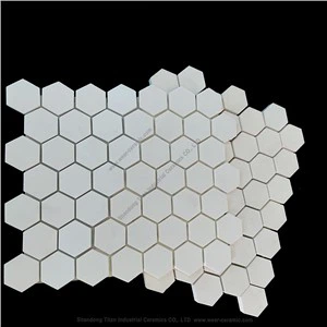 Al2O3 92% Gạch lục giác bằng gốm Alumina 95% Gạch khảm