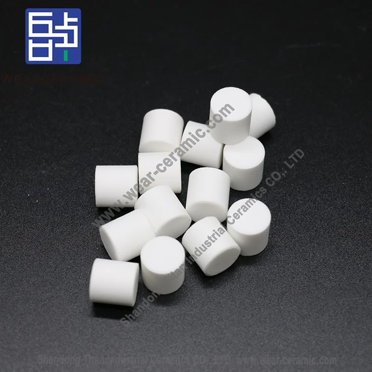 White Alumina Ceramic Cylinder