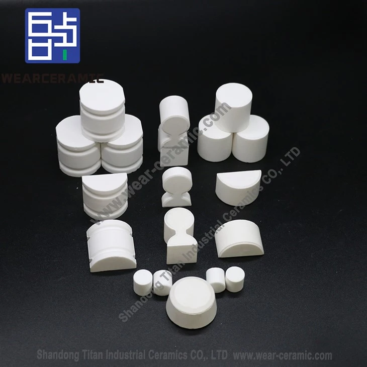 White Alumina Ceramic Cylinder