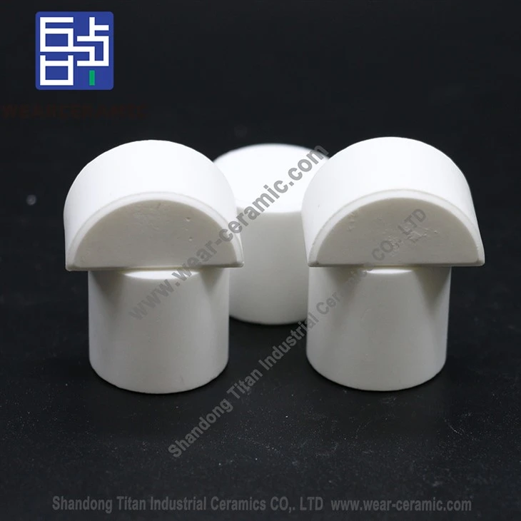 White Alumina Ceramic Cylinder