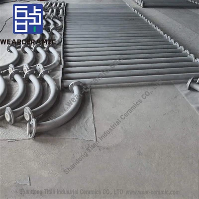Khuỷu tay lót gốm với 92% Alumina